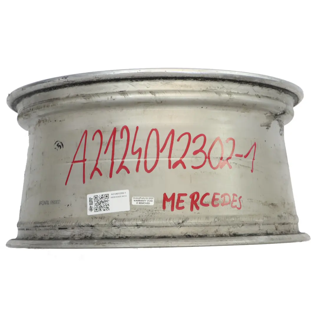 Mercedes W212 Asse Posteriore Argento Cerchio In Lega 18" Et:48 8,5J - SKU A2124012302-1 - Numero di parte A2124012302