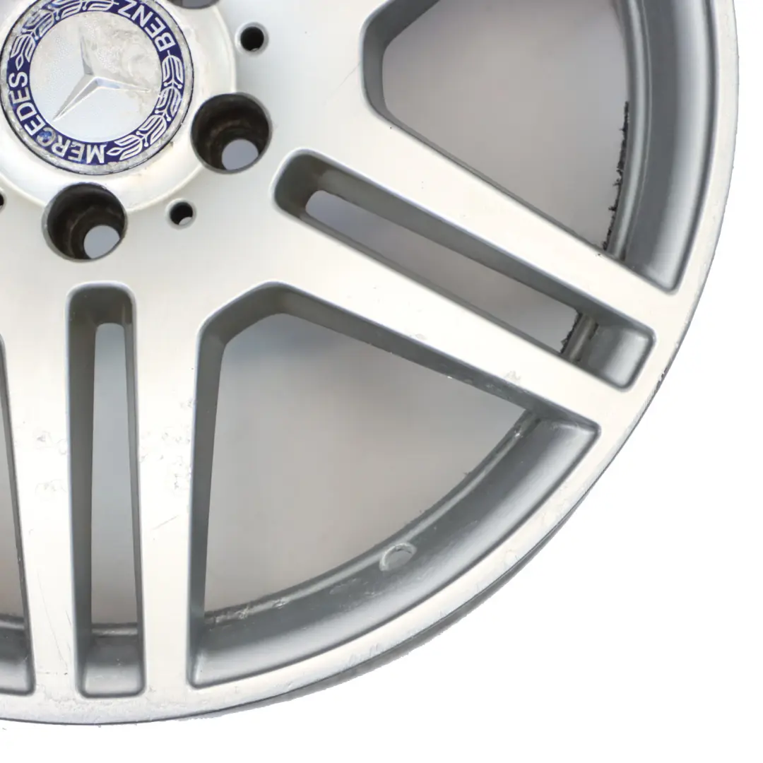 Mercedes W212 essieu arriere jante en alliage argente 18" ET:48 8,5J - SKU A2124012302-1 - Numéro de pièce A2124012302