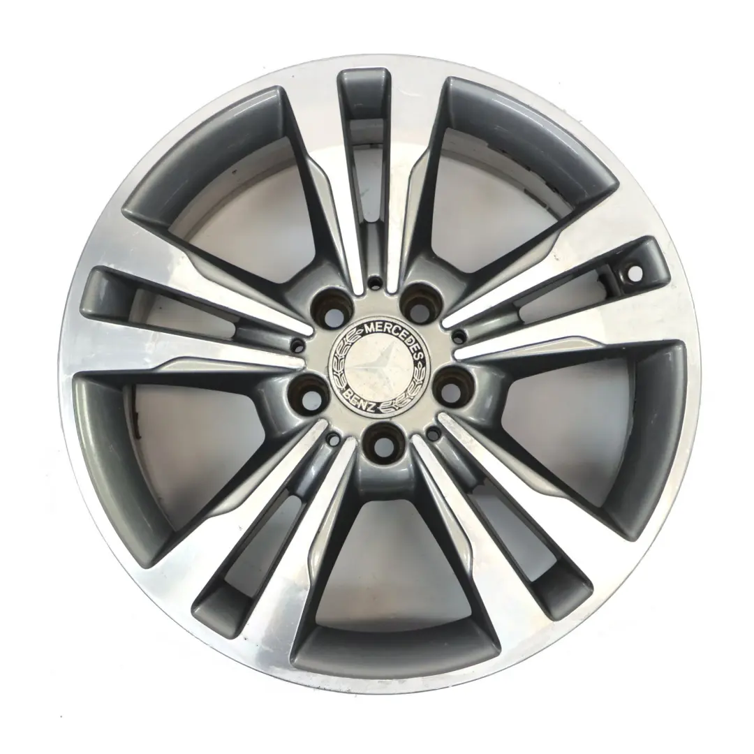 Mercedes W212 Leichtmetallfelge 17" ET:48 8J 5 Doppelspeiche - SKU A2124015602-1 - Teilenummer A2124015602