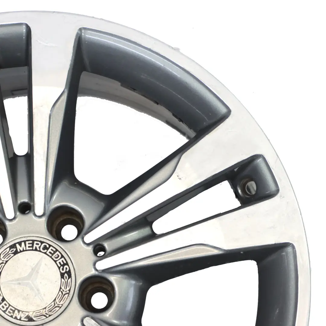 Mercedes W212 Leichtmetallfelge 17" ET:48 8J 5 Doppelspeiche - SKU A2124015602-1 - Teilenummer A2124015602