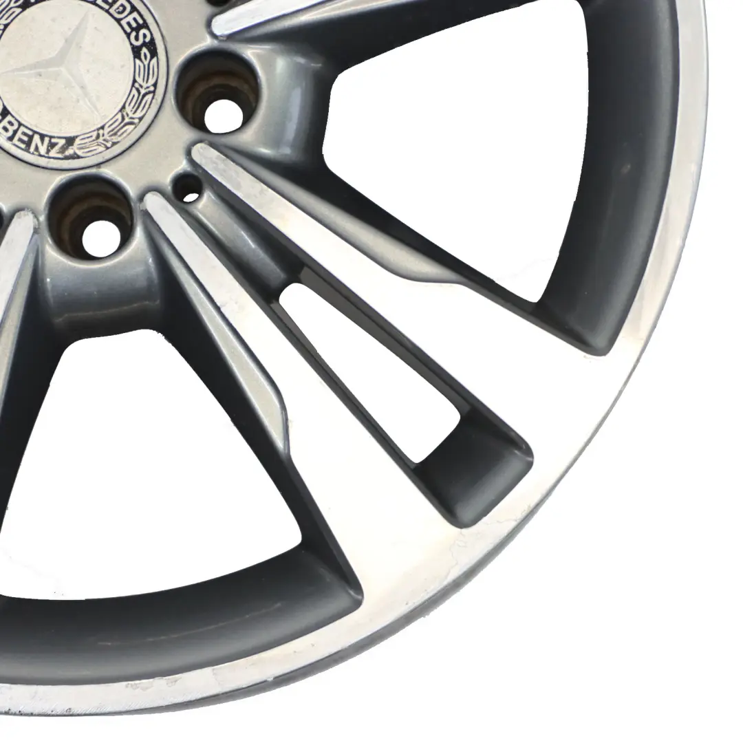 Mercedes W212 Leichtmetallfelge 17" ET:48 8J 5 Doppelspeiche - SKU A2124015602-1 - Teilenummer A2124015602