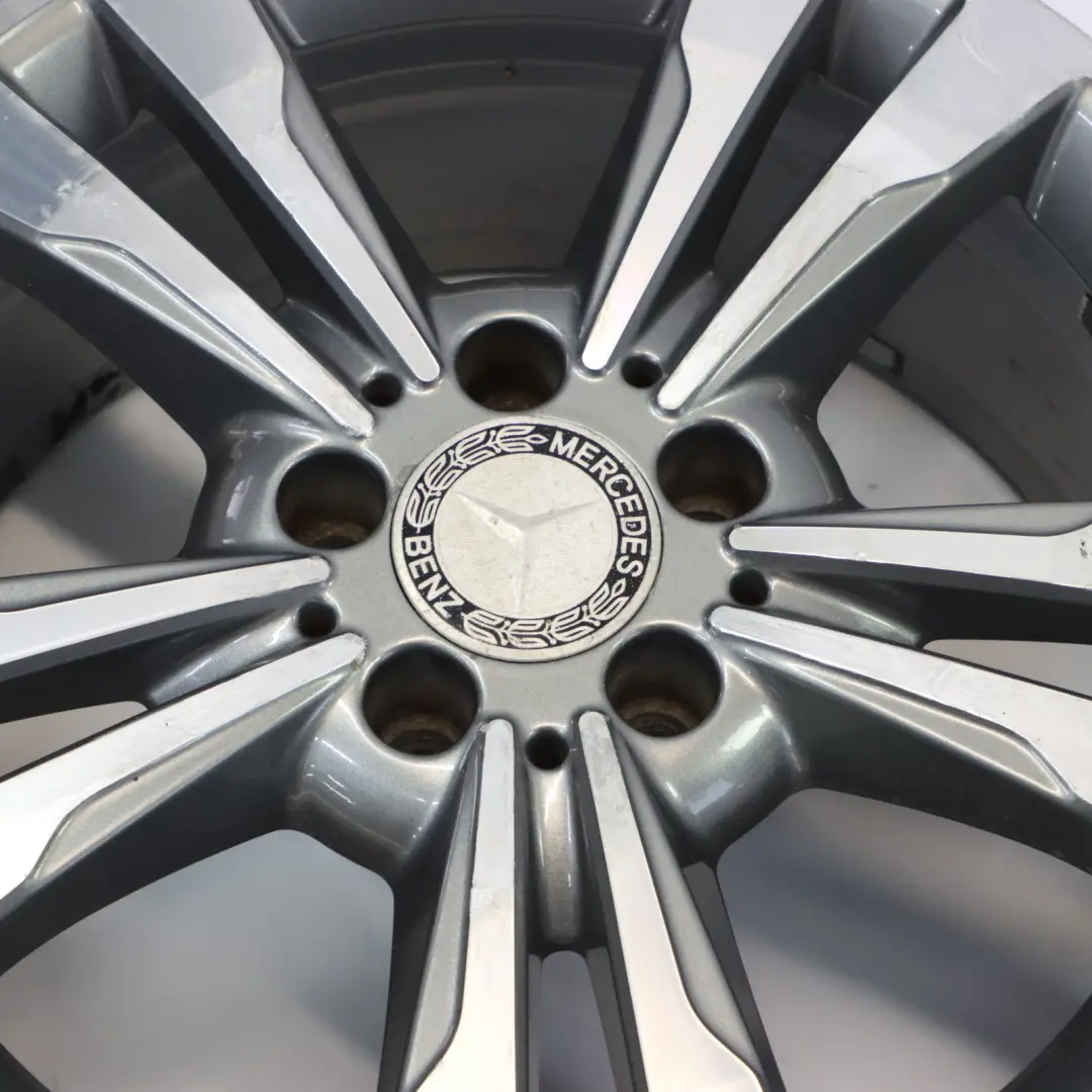 Mercedes W212 Leichtmetallfelge 17" ET:48 8J 5 Doppelspeiche - SKU A2124015602-1 - Teilenummer A2124015602