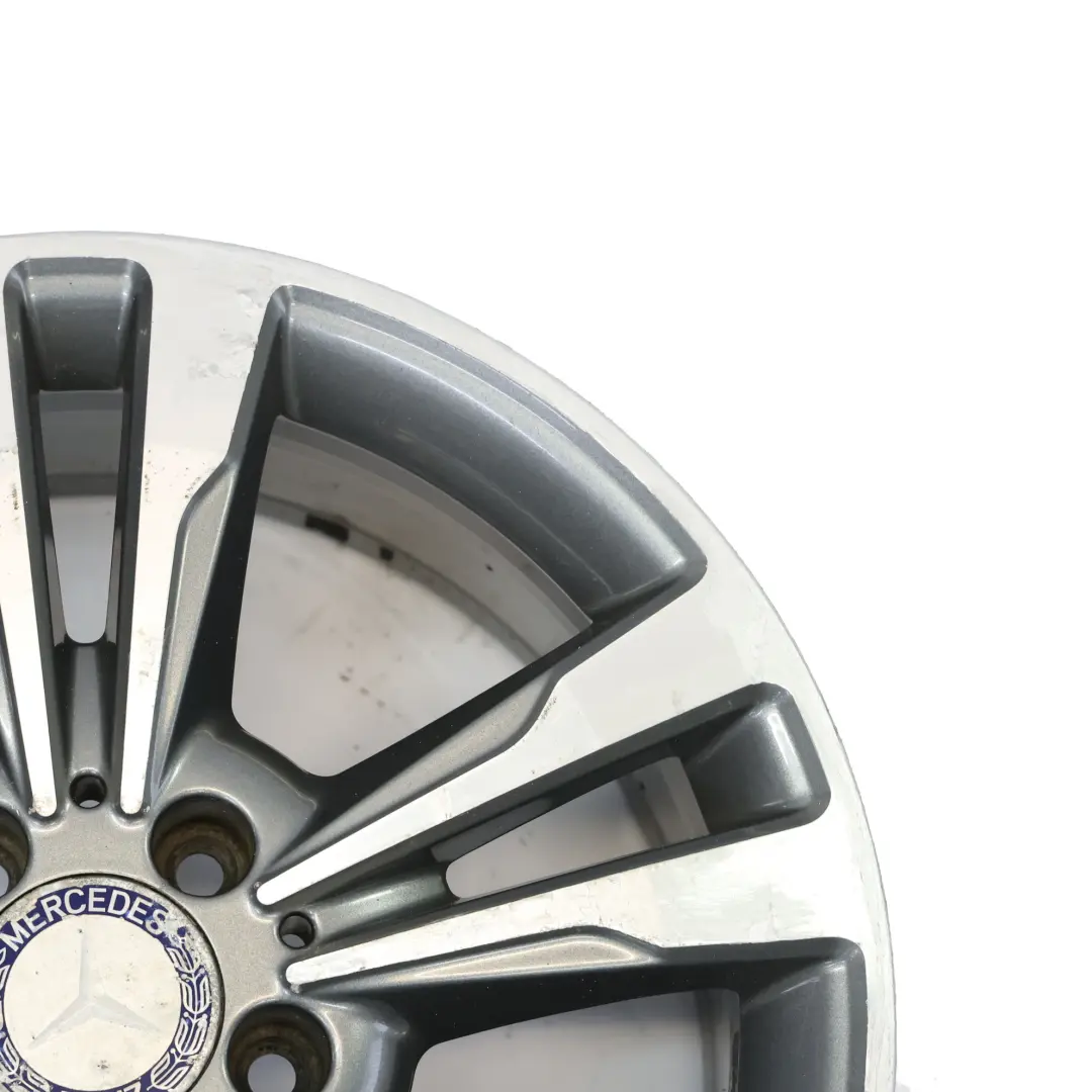 Leichtmetallfelge 17" ET:48 8J 5 Doppelspeiche Mercedes W212 - SKU A2124015602-2 - Teilenummer A2124015602