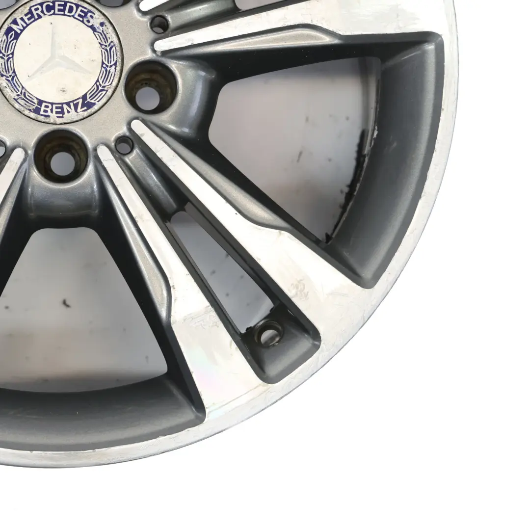Leichtmetallfelge 17" ET:48 8J 5 Doppelspeiche Mercedes W212 - SKU A2124015602-2 - Teilenummer A2124015602