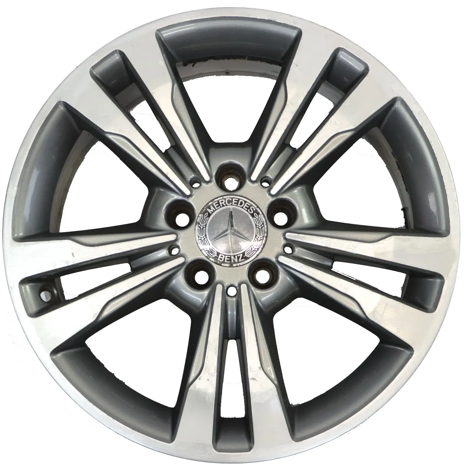Mercedes W212 Alloy Wheel Rim 17" ET:48 8J 5 Double Spoke A2124015602