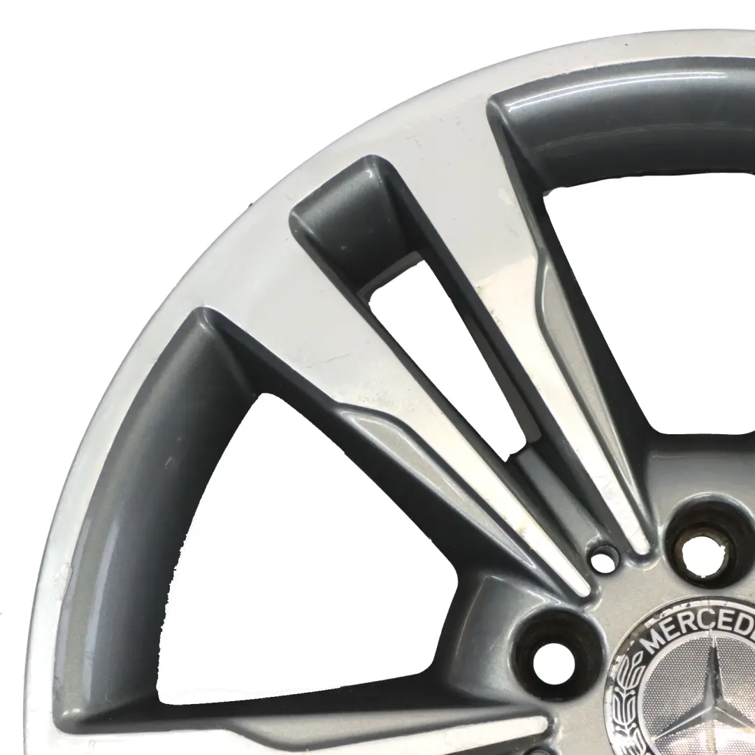 Alloy Wheel Rim 17" ET:48 8J 5 Double Spoke Mercedes W212 - SKU A2124015602-4 - Part number A2124015602