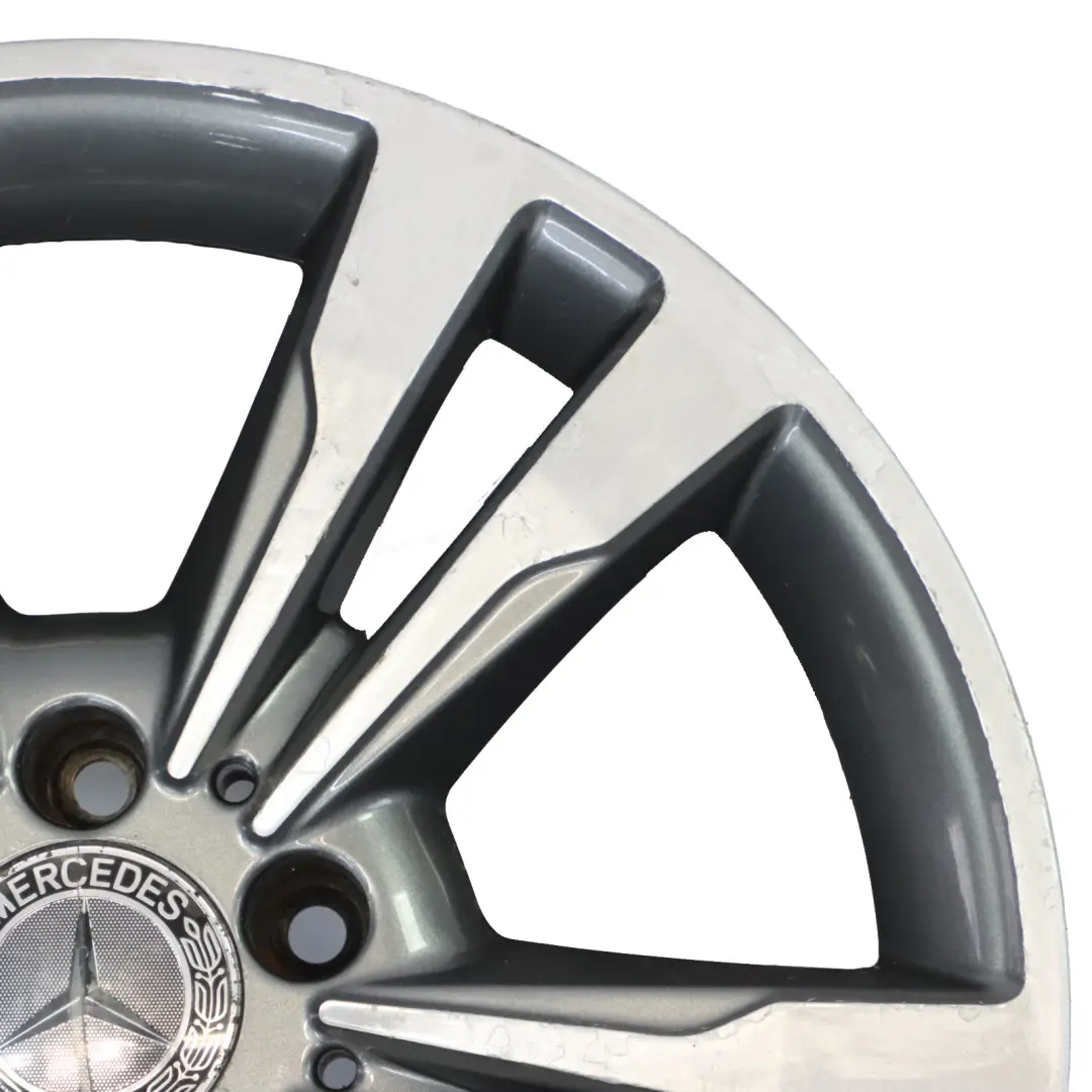 Alloy Wheel Rim 17" ET:48 8J 5 Double Spoke Mercedes W212 - SKU A2124015602-4 - Part number A2124015602