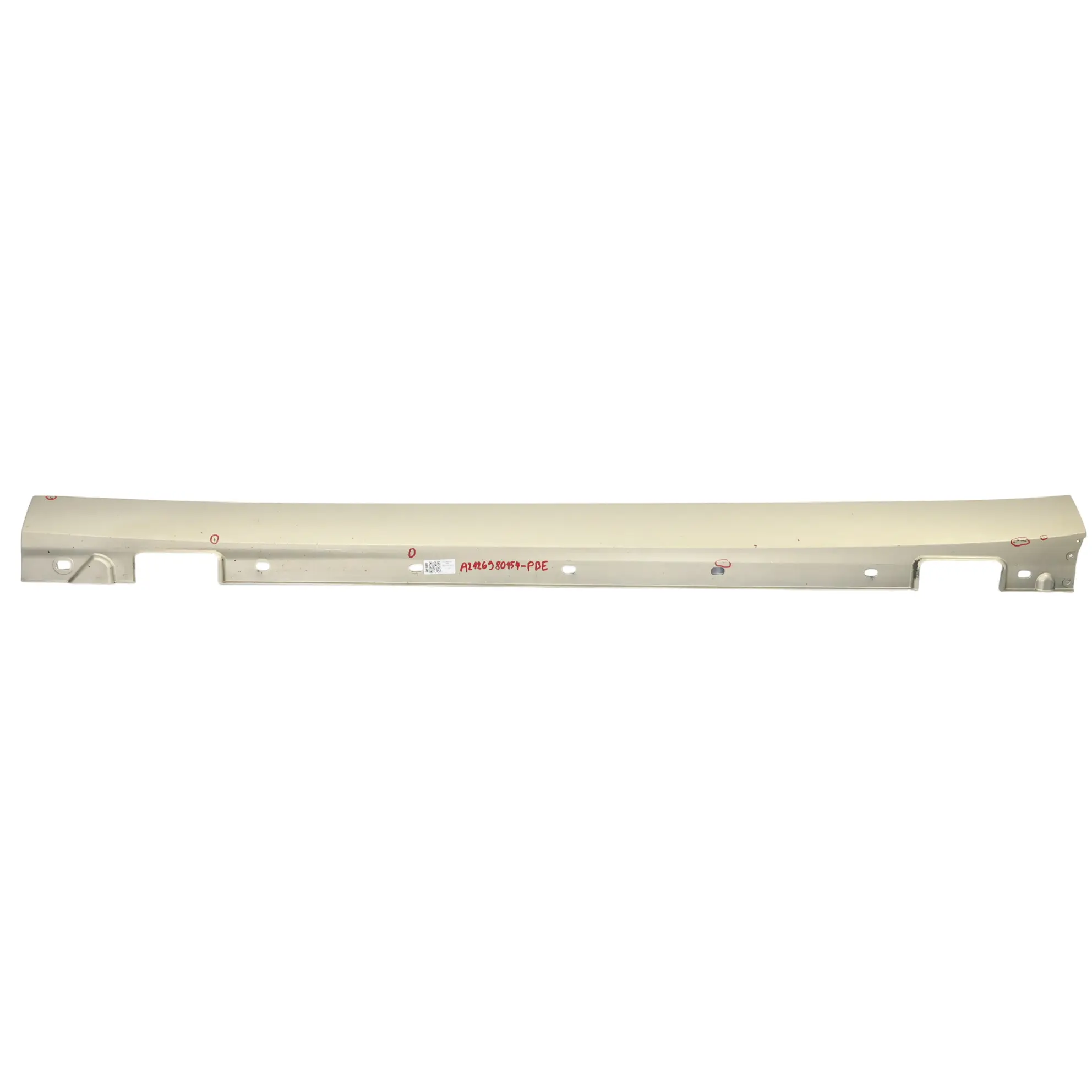Mercedes W212 Side Skirt Cover Left N/S Sill Panel Pearl Beige Metallic - 794