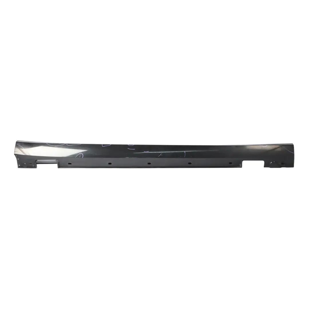 Side Skirt Cover Right O/S Sill Panel Saloon Obsidian Black - 197 to Mercedes W212 with Part number A2126980254 Mercedes W212 Side Skirt Cover Right O/S Sill Panel Saloon Obsidian Black - 197 - SKU A2126980254-OB - Part number A2126980254