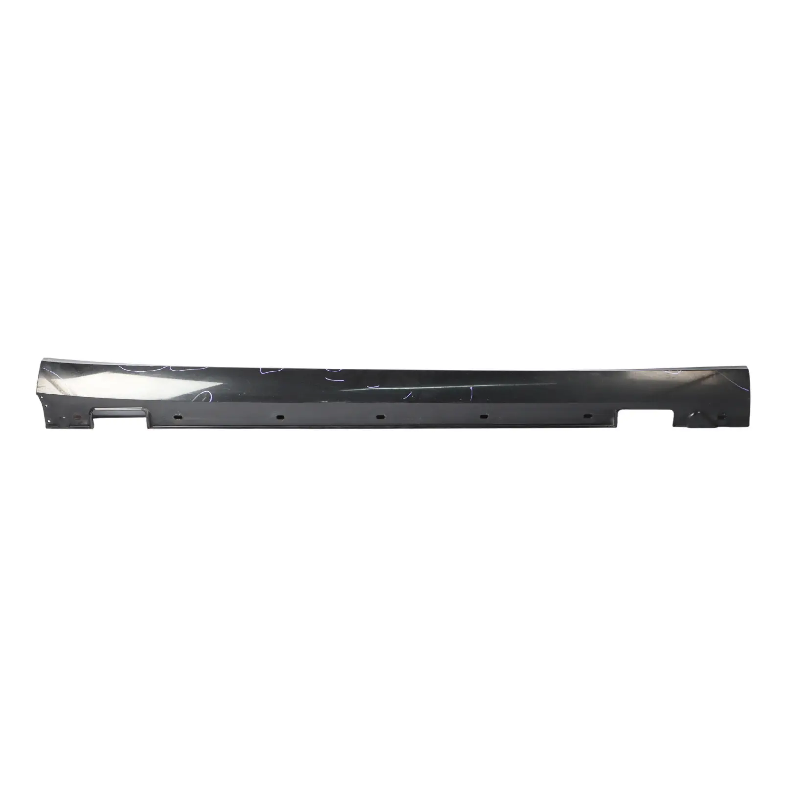 Mercedes W212 Side Skirt Cover Right O/S Sill Panel Saloon Obsidian Black - 197