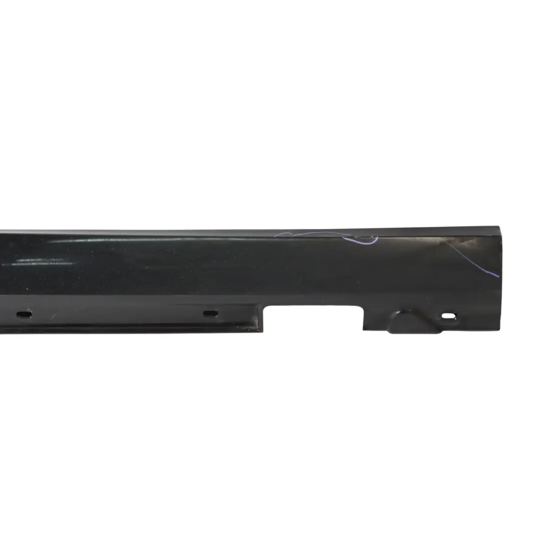 Mercedes W212 Side Skirt Cover Right O/S Sill Panel Saloon Obsidian Black - 197 - SKU A2126980254-OB - Part number A2126980254