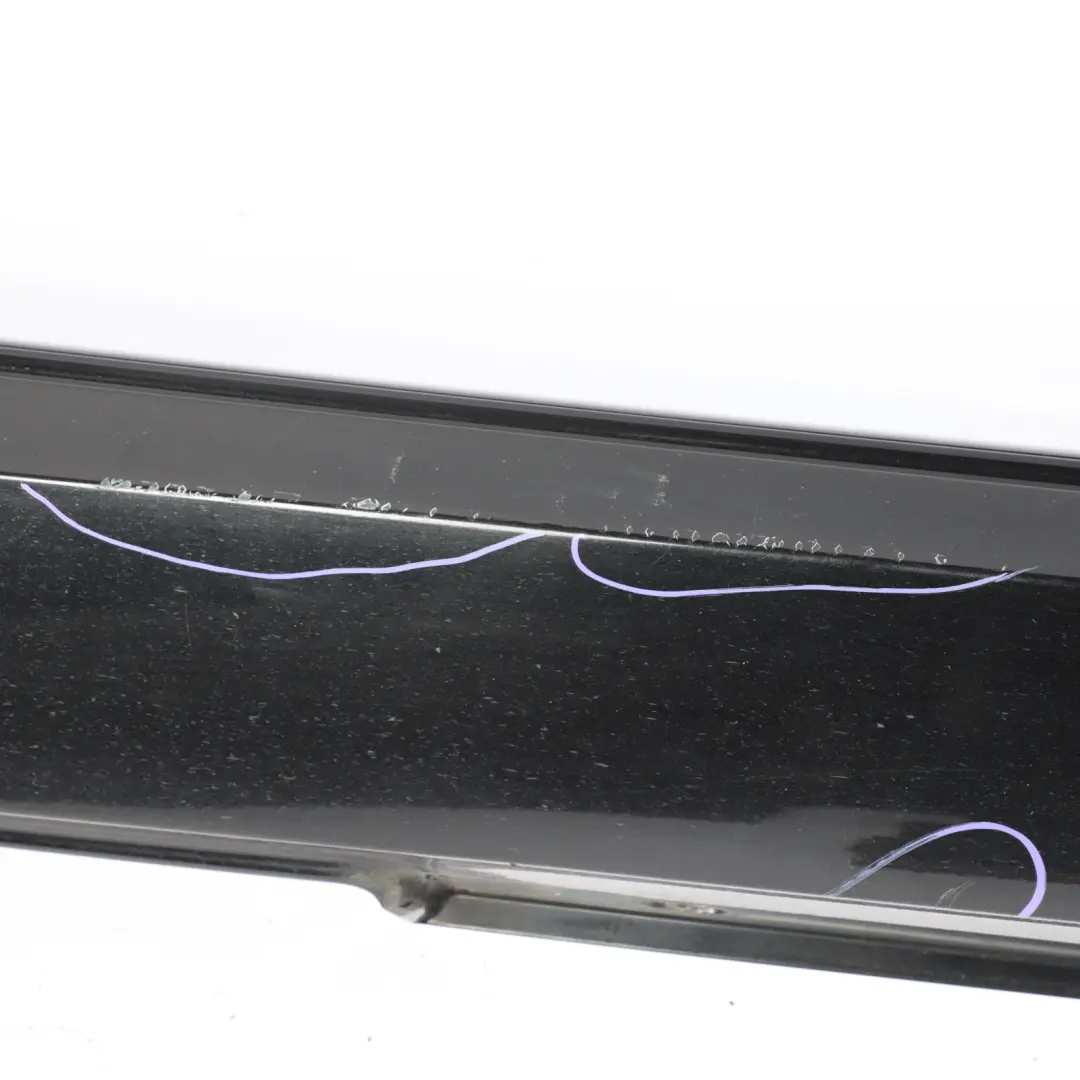 Mercedes W212 Side Skirt Cover Right O/S Sill Panel Saloon Obsidian Black - 197 - SKU A2126980254-OB - Part number A2126980254