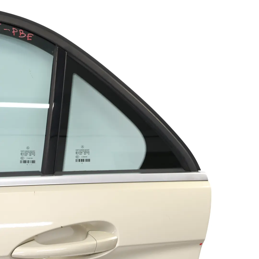Door Rear Left N/S Cover Panel Pearl Beige Metallic - 794 to Mercedes W212 with Part number A2127300105 Mercedes W212 Door Rear Left N/S Cover Panel Pearl Beige Metallic - 794 - SKU A2127300105-PBE - Part number A2127300105
