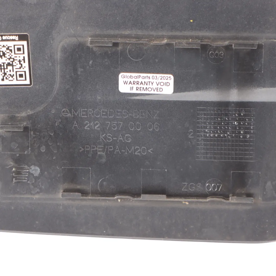 Flap Tank Cap Cover Tenorite Grey - 755 to Mercedes W212 Fuel with Part number A2127570006 Mercedes W212 Fuel Flap Tank Cap Cover Tenorite Grey - 755 - SKU A2127570006 - Part number A2127570006