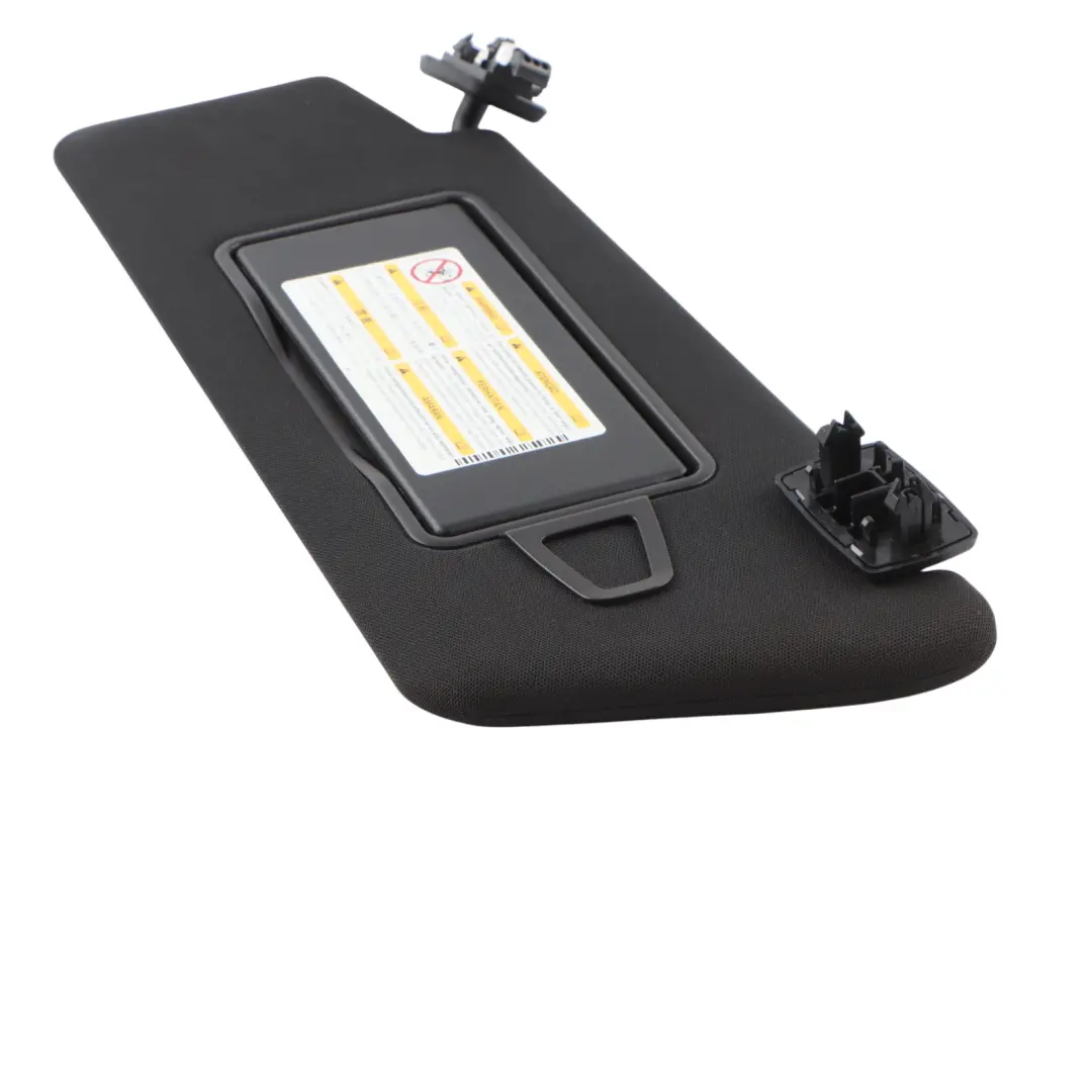 Mercedes W212 Sun Visor Cover Trim Front Left N/S Black Mirror - SKU A2128108100-1 - Part number A2128108100