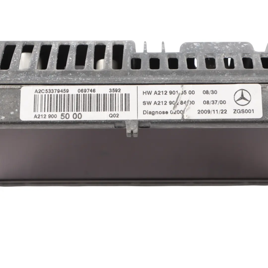  Ecran navigation Mercedes W212 1 Unité tête Sat Nav Center Display - SKU A2129005000-1 - Numéro de pièce A2129005000