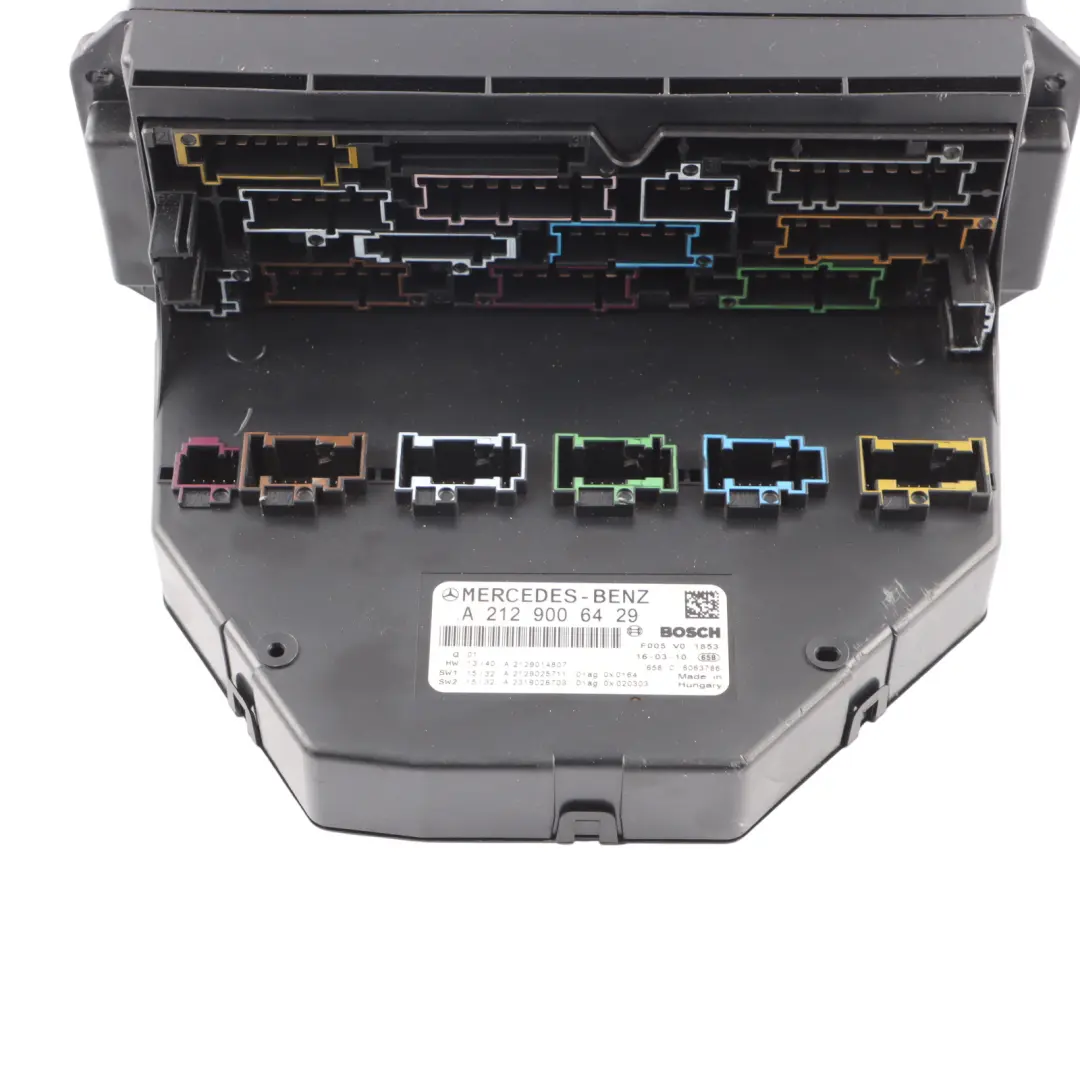 Fusibles Avant Relais Module Commande SAM pour Mercedes SLK R172 C207 à propos du numéro de pièce A2129006429 Mercedes SLK R172 C207 Fusibles Avant Relais Module Commande SAM - SKU A2129006429 - Numéro de pièce A2129006429