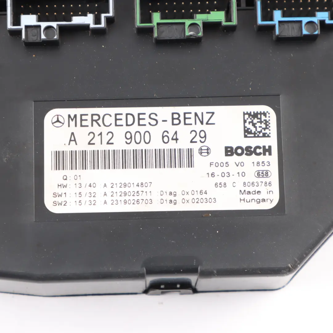 Fusibili Anteriore Controllo Modulo SAM per Mercedes SLK R172 C207 con numero di parte A2129006429 Mercedes SLK R172 C207 Fusibili Anteriore Controllo Modulo SAM - SKU A2129006429 - Numero di parte A2129006429