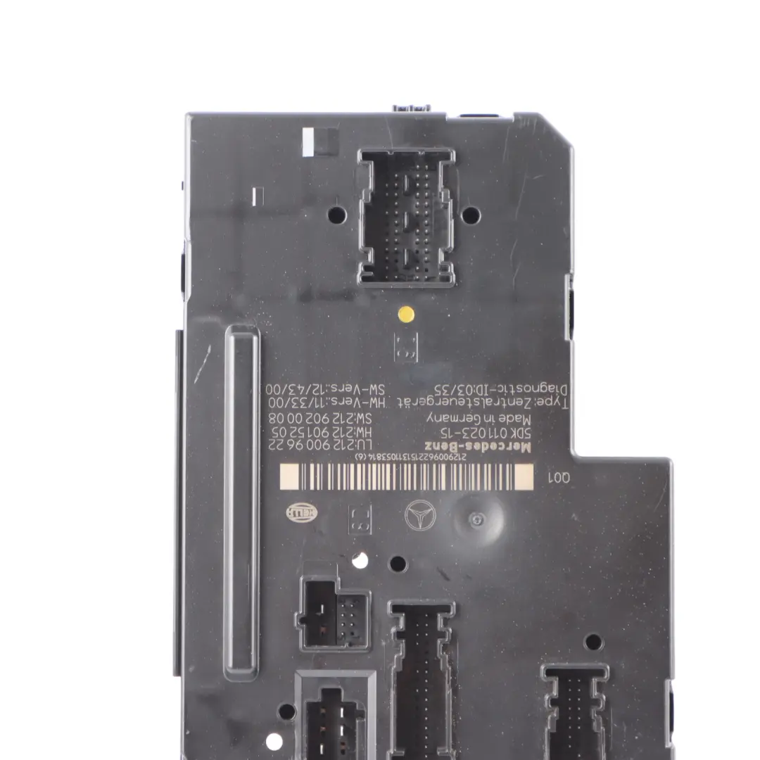 SAM Control Unit Module to Mercedes W212 Rear with Part number A2129009622 Mercedes W212 Rear SAM Control Unit Module - SKU A2129009622-1 - Part number A2129009622