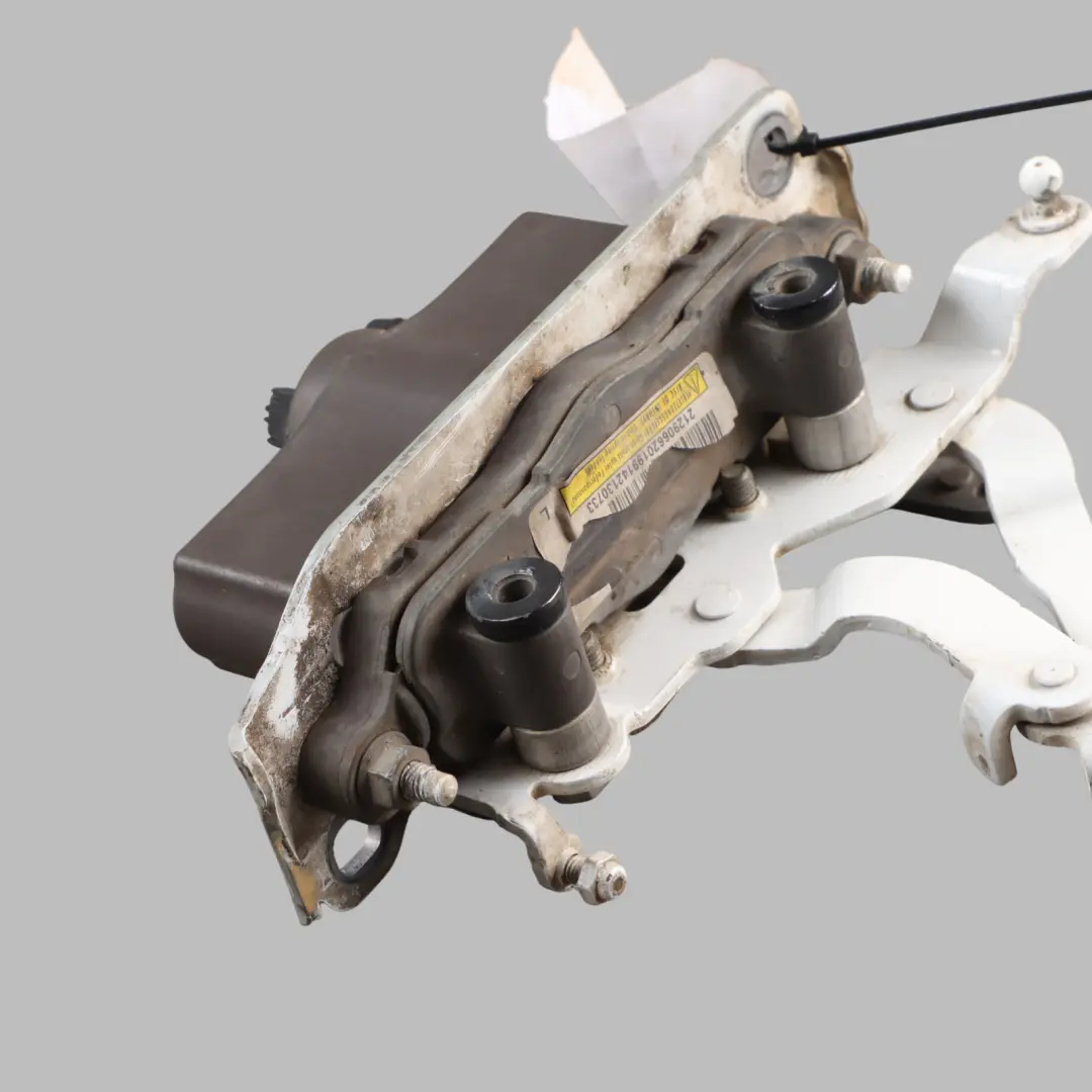 Hood Hinge Pedestrian Protection Left N/S Polar White - 149 to Mercedes W204 W212 with Part number A2129066201 Mercedes W204 W212 Hood Hinge Pedestrian Protection Left N/S Polar White - 149 - SKU A2129066201-POL - Part number A2129066201