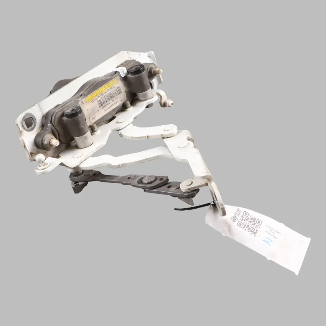 Hood Hinge Pedestrian Protect Right O/S Polar White - 149 to Mercedes W204 W212 with Part number A2129066301 Mercedes W204 W212 Hood Hinge Pedestrian Protect Right O/S Polar White - 149 - SKU A2129066301-POL - Part number A2129066301