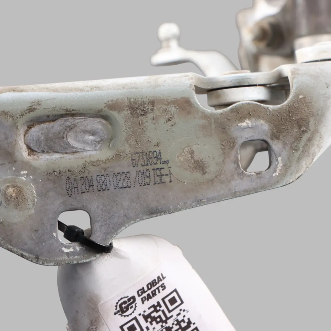 Hood Hinge Pedestrian Protect Right O/S Polar White - 149 to Mercedes W204 W212 with Part number A2129066301 Mercedes W204 W212 Hood Hinge Pedestrian Protect Right O/S Polar White - 149 - SKU A2129066301-POL - Part number A2129066301