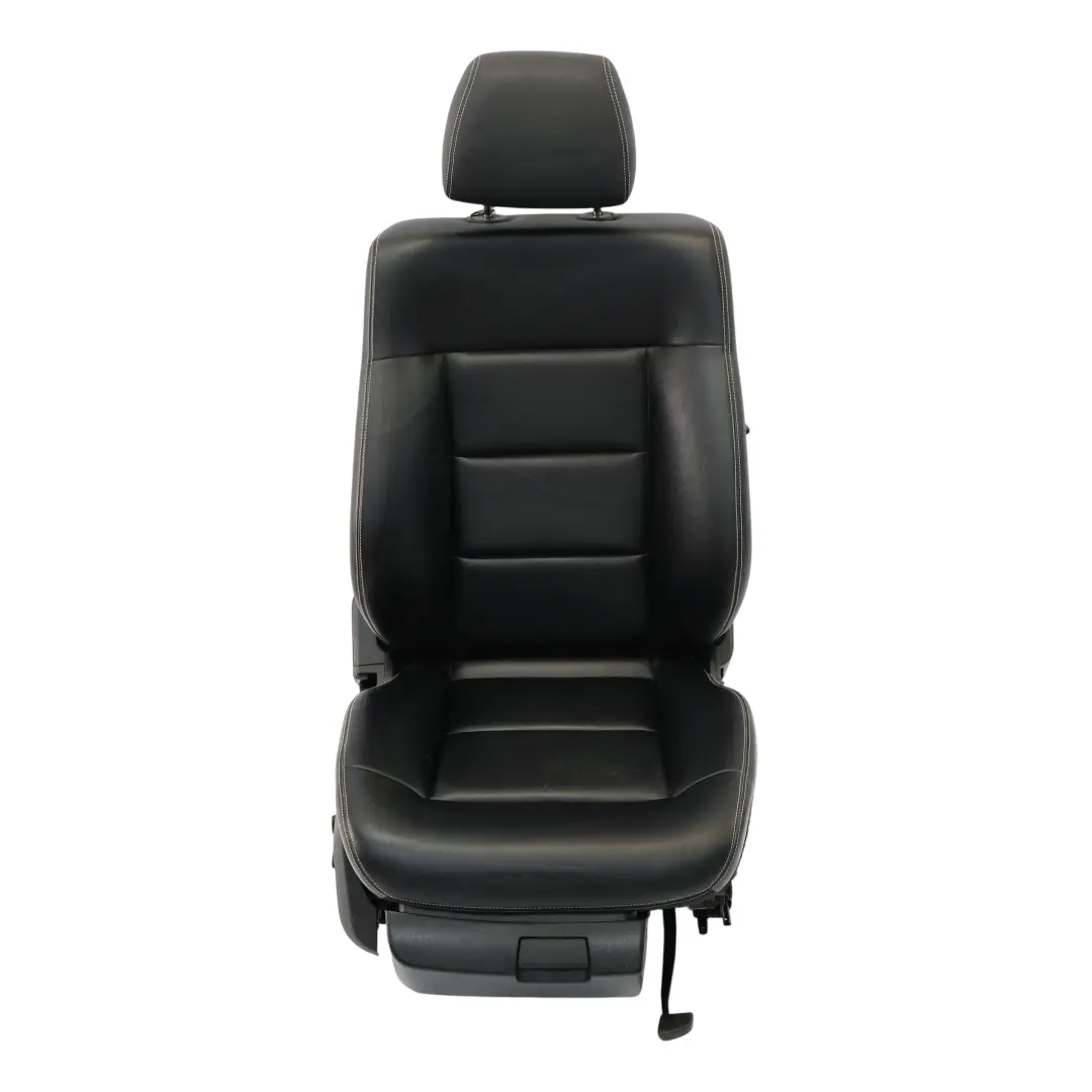 Front Right O/S Interior Electric Black Leather to Mercedes W212 Seat with Part number A2129105247 Mercedes W212 Seat Front Right O/S Interior Electric Black Leather - SKU A2129105247-1 - Part number A2129105247