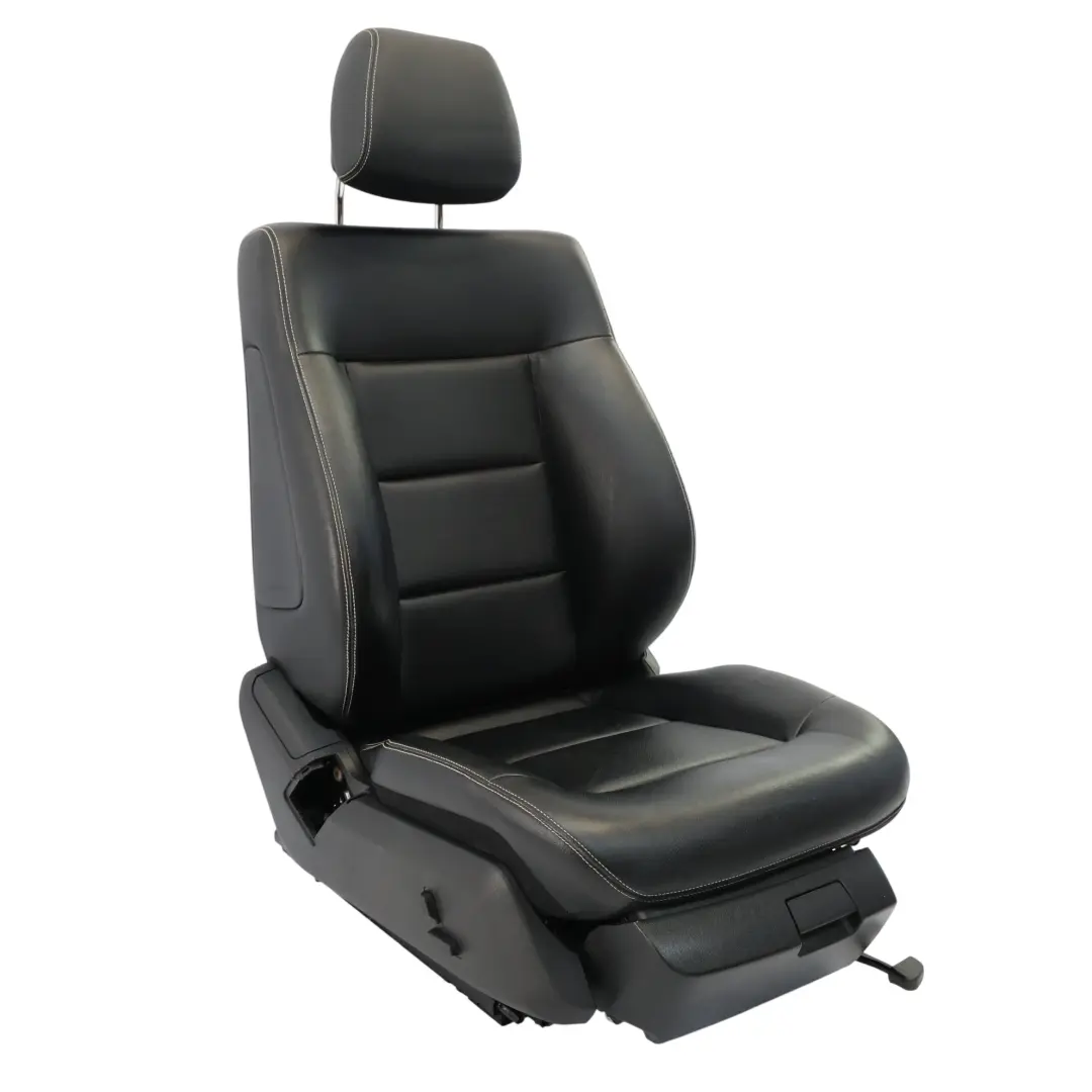Mercedes W212 Sitz Vorne Rechts Innen Ausstattung Elektrisches Schwarzes Leder - SKU A2129105247-1 - Teilenummer A2129105247