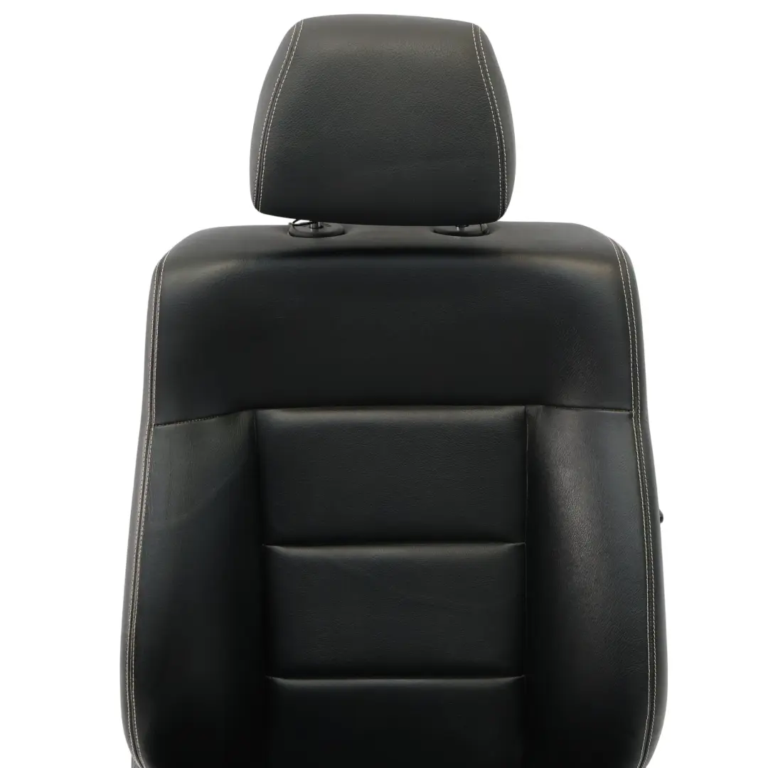 Mercedes W212 Sitz Vorne Rechts Innen Ausstattung Elektrisches Schwarzes Leder - SKU A2129105247-1 - Teilenummer A2129105247