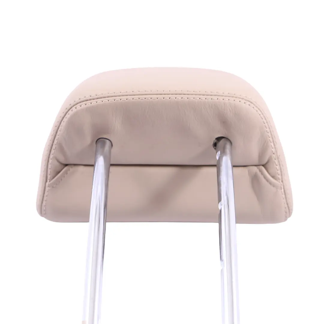 Mercedes W212 Rear Seat Headrest Middle Centre Head Rest Leather Beige - SKU A2129701150-1 - Part number A2129701150