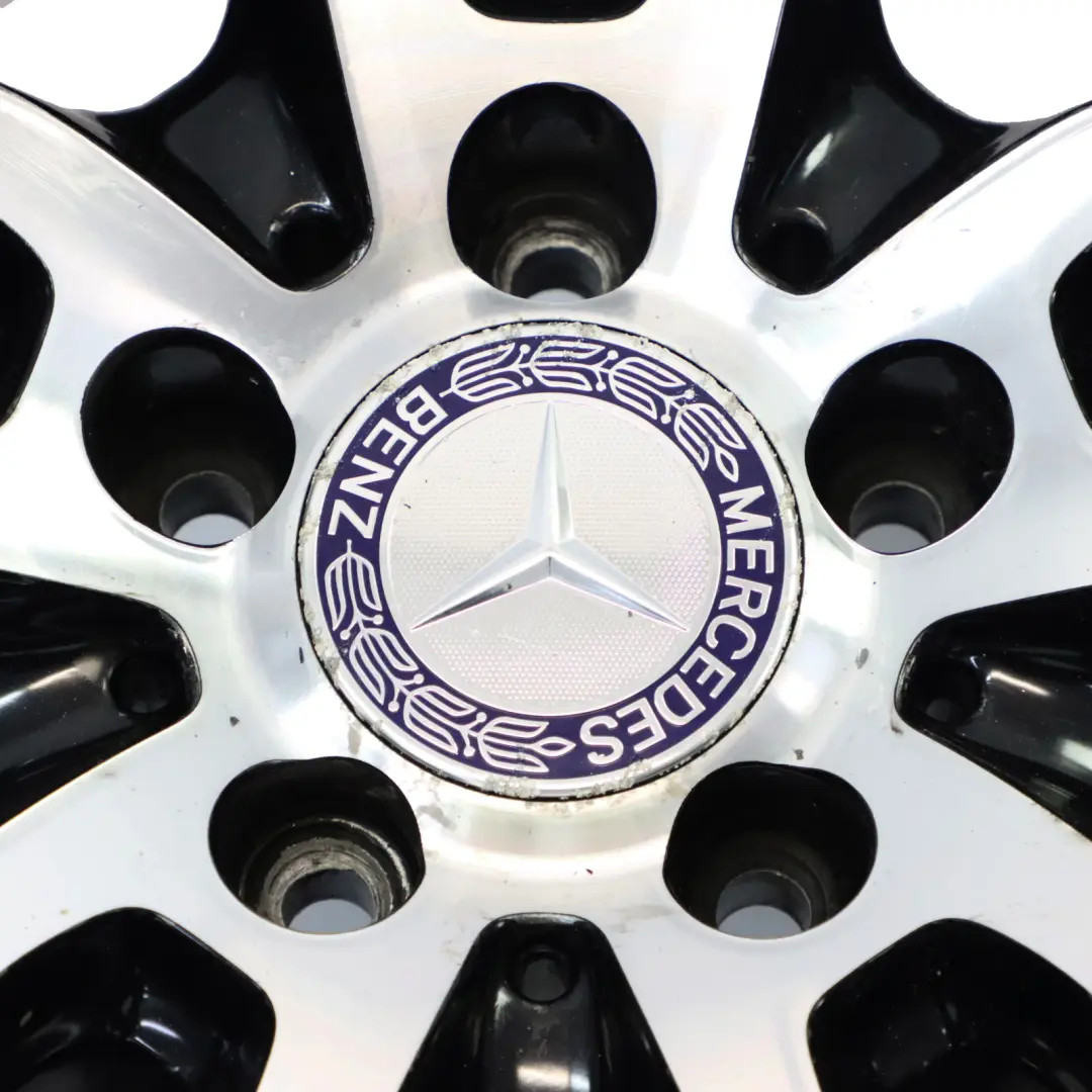 Alloy Wheel Rim 19" 8J ET:43 Star Double Spoke to Mercedes W213 C238 with Part number A2134012000 Mercedes W213 C238 Alloy Wheel Rim 19" 8J ET:43 Star Double Spoke - SKU A2134012000-2 - Part number A2134012000