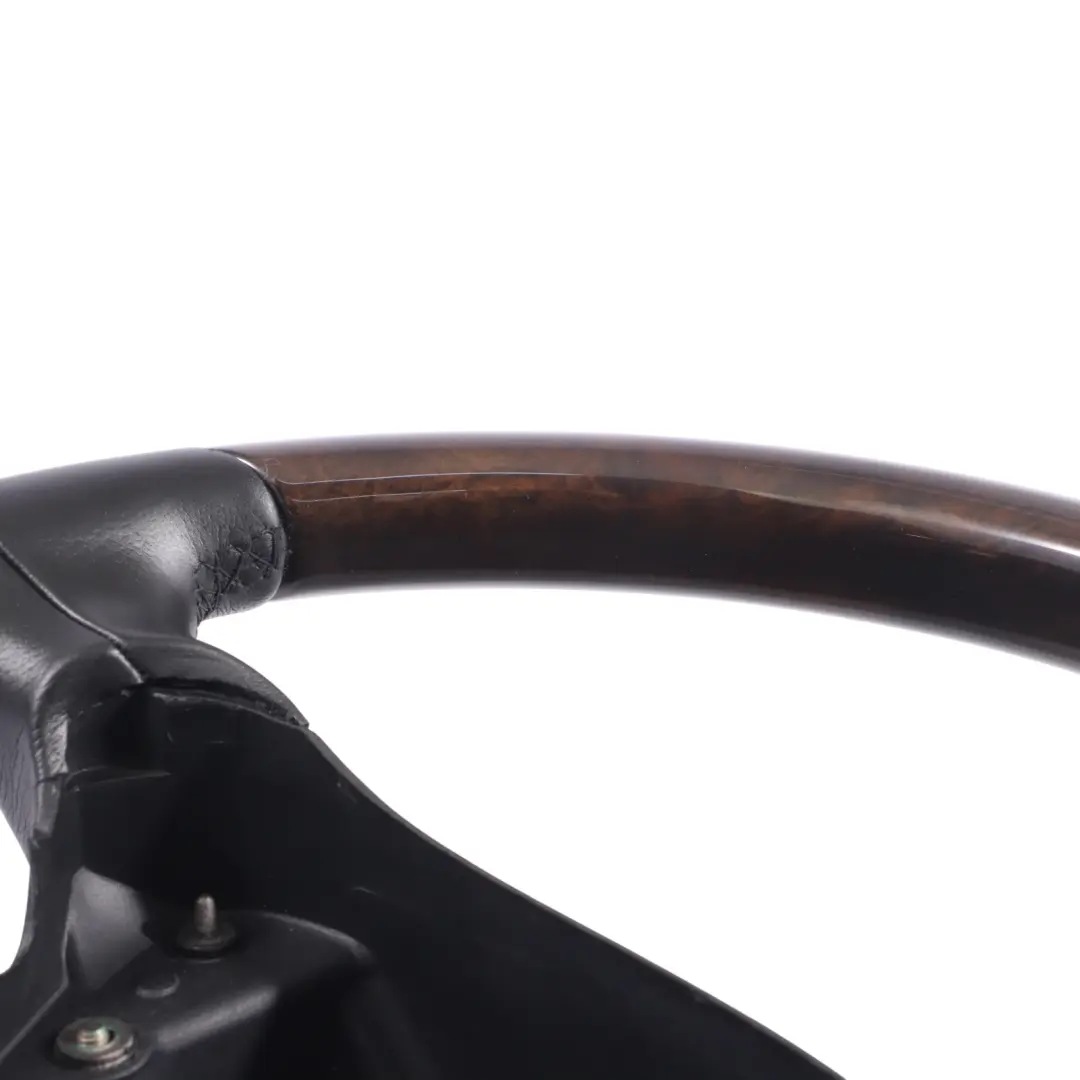 Lenkrad Schwarz Leder Holz für Mercedes CLS C219 mit Teilenummer A2194602103 Mercedes CLS C219 Lenkrad Schwarz Leder Holz - SKU A2194602103 - Teilenummer A2194602103