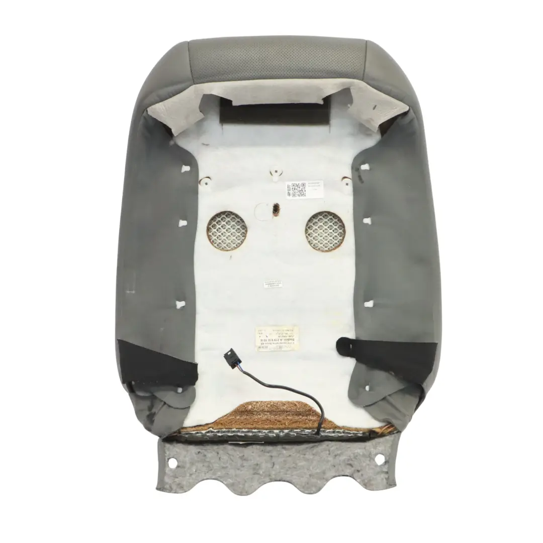 Mercedes C219 Asiento Delantero Respaldo Calefactable Cubierta Derecha Tela Gris - SKU A2199103747 - Número de pieza A2199103747