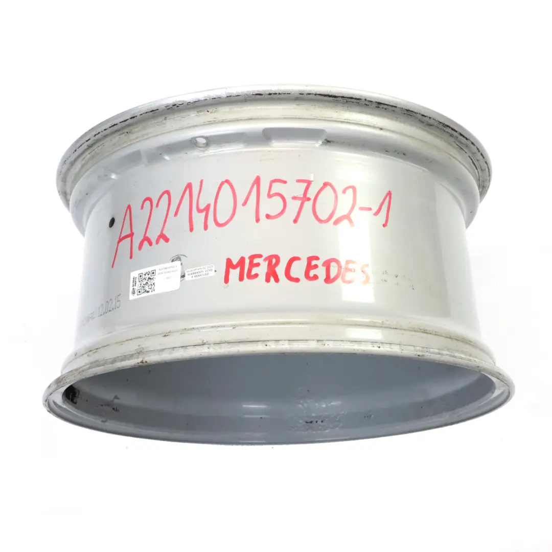 Mercedes W221 AMG Rear Silver Alloy Wheel Rim 19" 9,5J ET:43 - SKU A2214015702-1 - Part number A2214015702