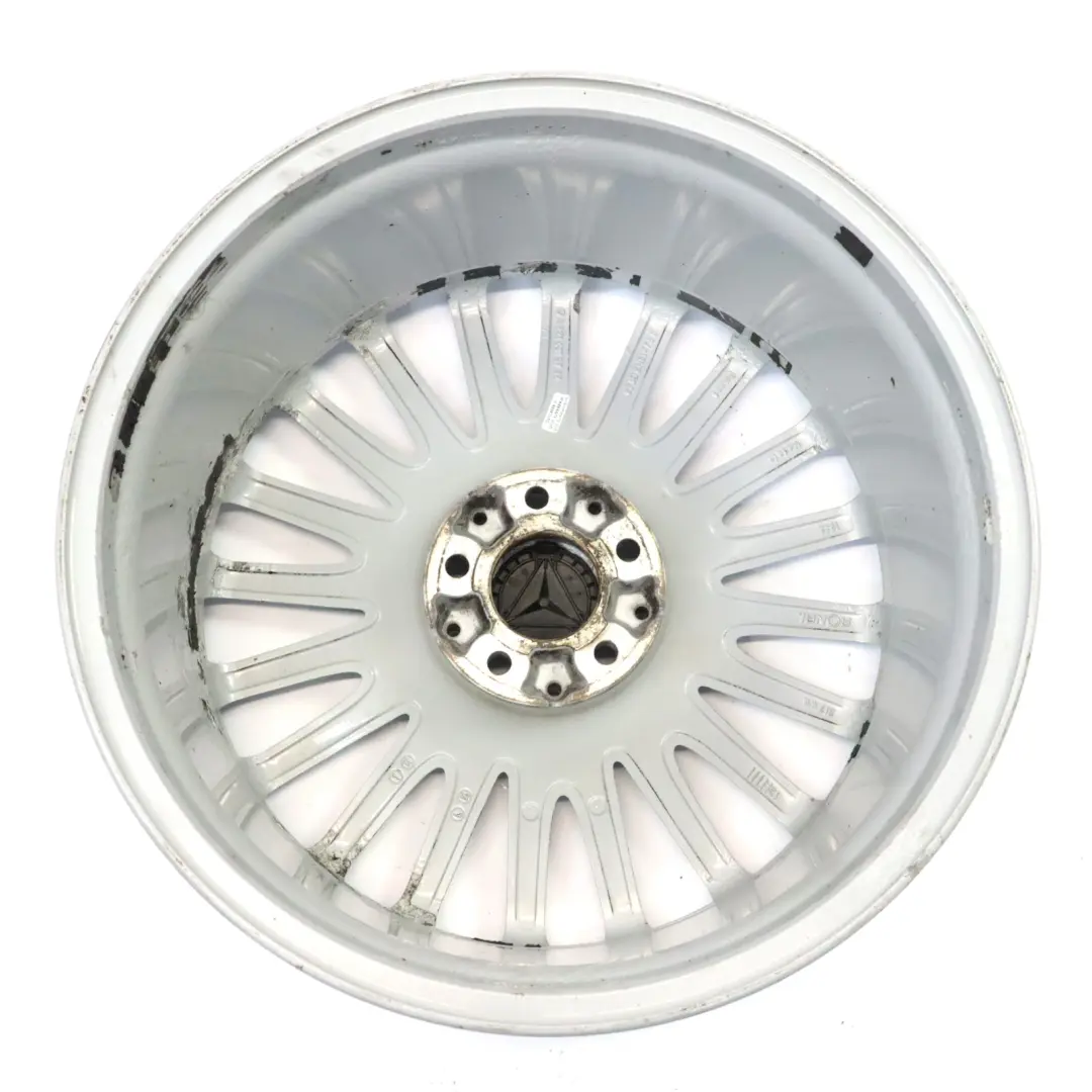 Mercedes W221 AMG Rear Silver Alloy Wheel Rim 19" 9,5J ET:43 - SKU A2214015702-1 - Part number A2214015702