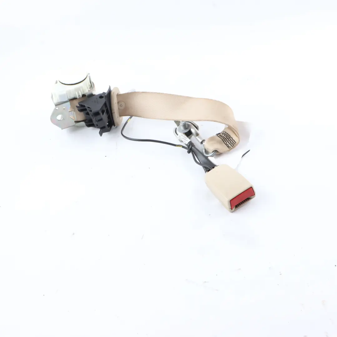 Mercedes W221 Seat Belt Rear Centre Seatbelt Buckle Beige - SKU A2218604385-1 - Part number A2218604385
