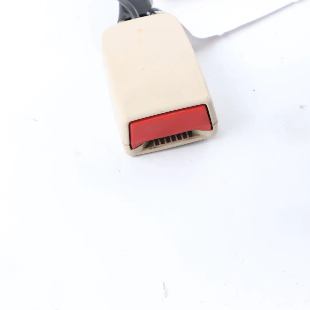 Mercedes W221 Seat Belt Rear Centre Seatbelt Buckle Beige - SKU A2218604385-1 - Part number A2218604385