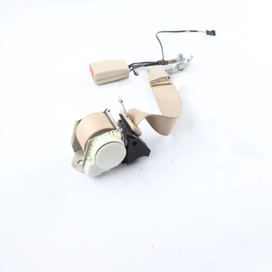 Mercedes W221 Seat Belt Rear Centre Seatbelt Buckle Beige - SKU A2218604385-1 - Part number A2218604385
