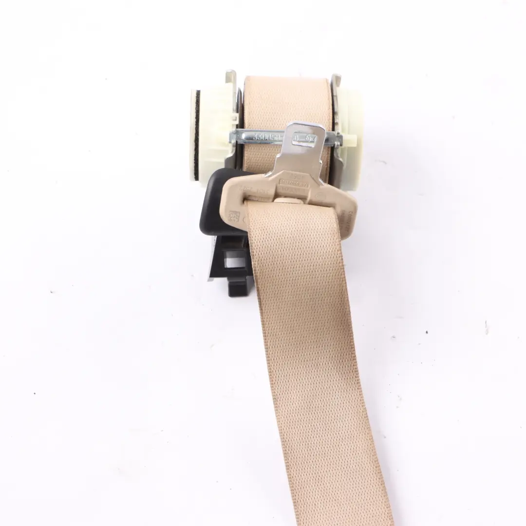 Mercedes W221 Seat Belt Rear Centre Seatbelt Buckle Beige - SKU A2218604385-1 - Part number A2218604385