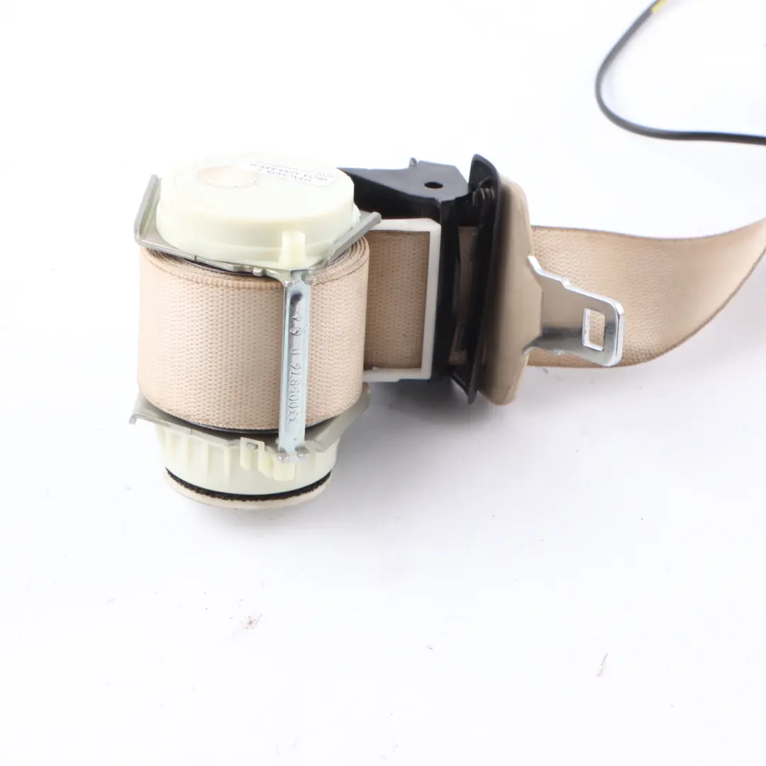 Mercedes W221 Seat Belt Rear Centre Seatbelt Buckle Beige - SKU A2218604385-1 - Part number A2218604385
