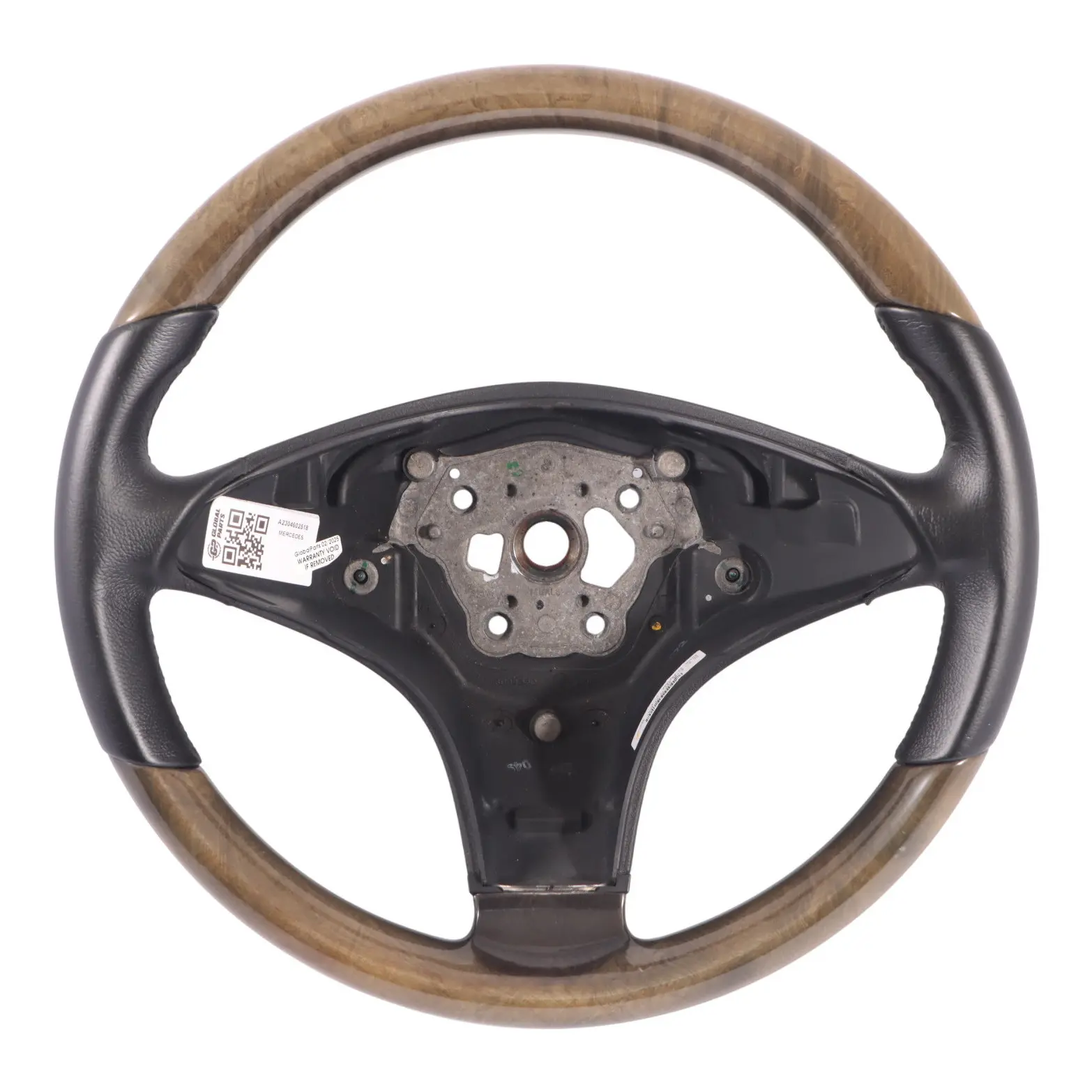 Volant Mercedes SLK R171 SL R230 Cuir Noir Bois A2304602518