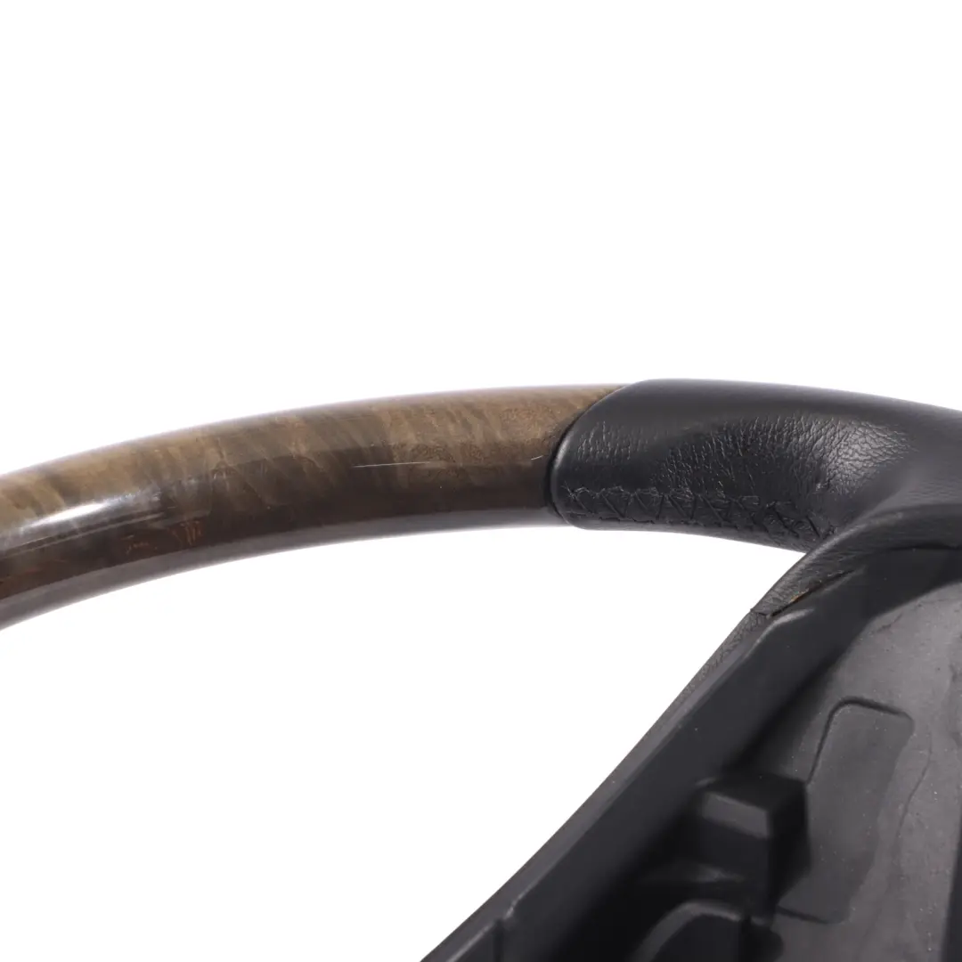 Nero Pelle Legno per Volante Mercedes SLK R171 SL R230 con numero di parte A2304602518 Volante Mercedes SLK R171 SL R230 Nero Pelle Legno - SKU A2304602518 - Numero di parte A2304602518