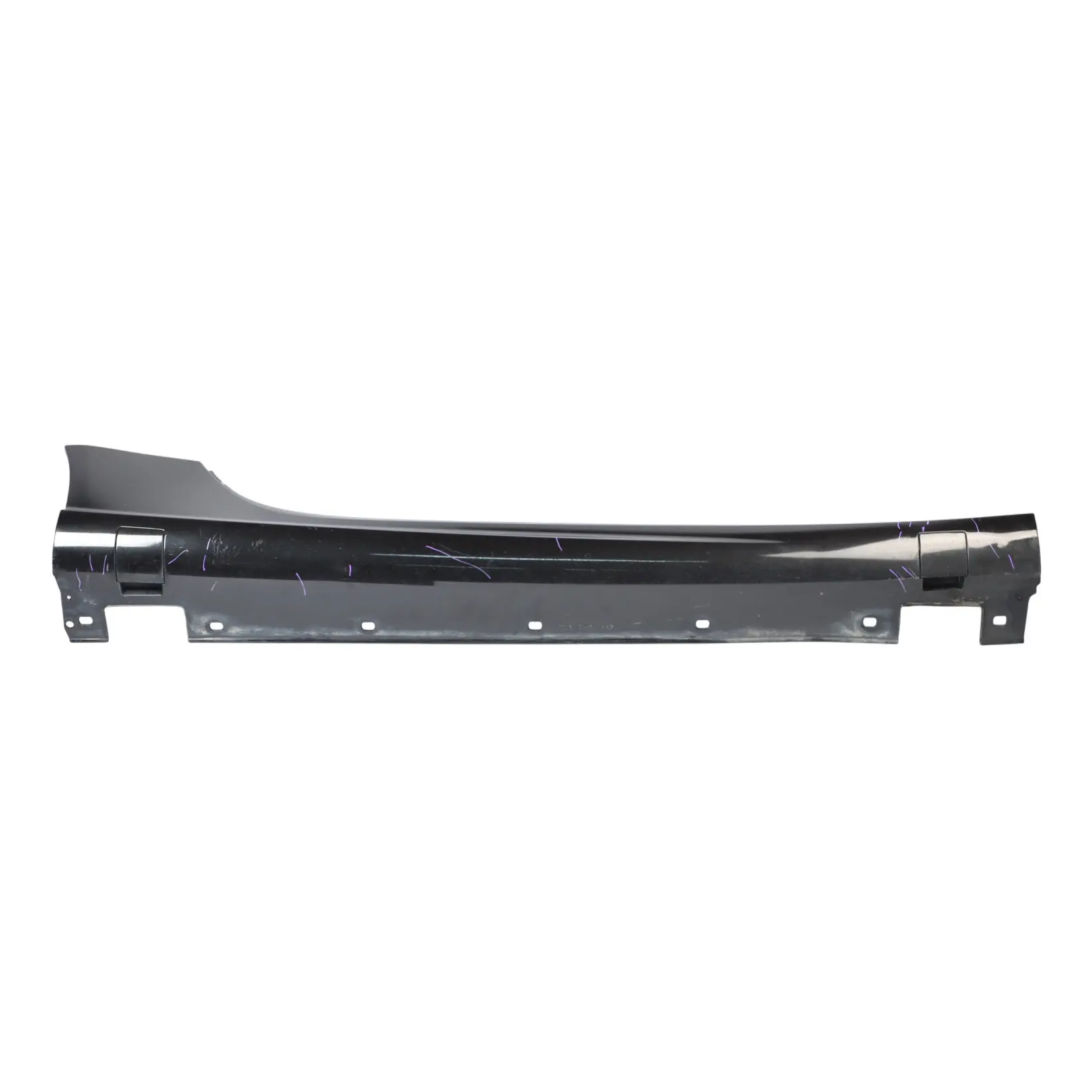 Mercedes R231 Side Skirt Right O/S AMG Door Sill Cover Obsidian Black - 197