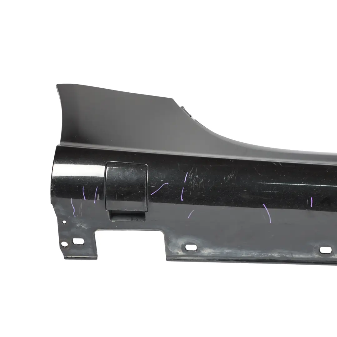 Side Skirt Right O/S AMG Door Sill Cover Obsidian Black - 197 to Mercedes R231 with Part number A2316980454 Mercedes R231 Side Skirt Right O/S AMG Door Sill Cover Obsidian Black - 197 - SKU A2316980454-OB - Part number A2316980454