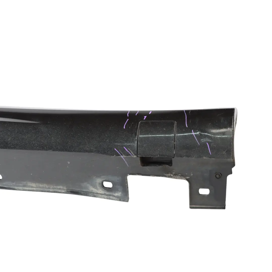 Mercedes R231 Side Skirt Right O/S AMG Door Sill Cover Obsidian Black - 197 - SKU A2316980454-OB - Part number A2316980454