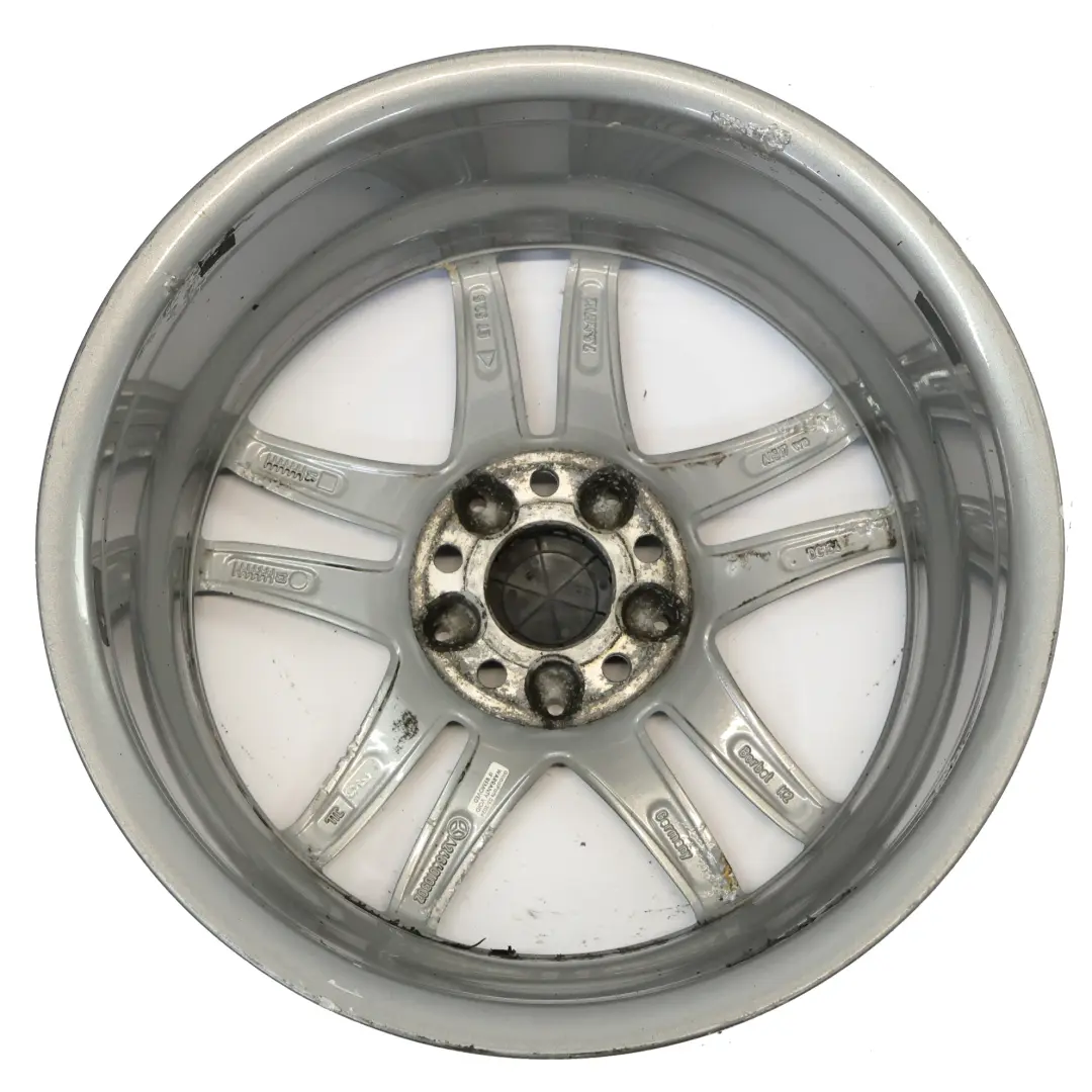 Mercedes W176 Wheel Alloy Rim 17" 5 Double Spoke ET:52.5 7.5J - SKU A2464010302-2 - Part number A2464010302