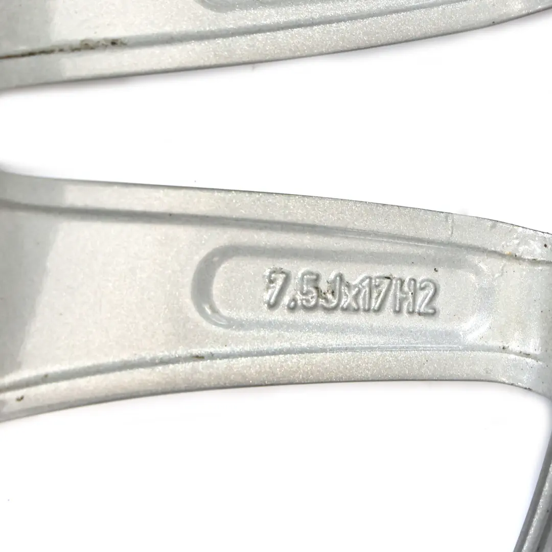 Mercedes W176 Wheel Alloy Rim 17" 5 Double Spoke ET:52.5 7.5J - SKU A2464010302-2 - Part number A2464010302