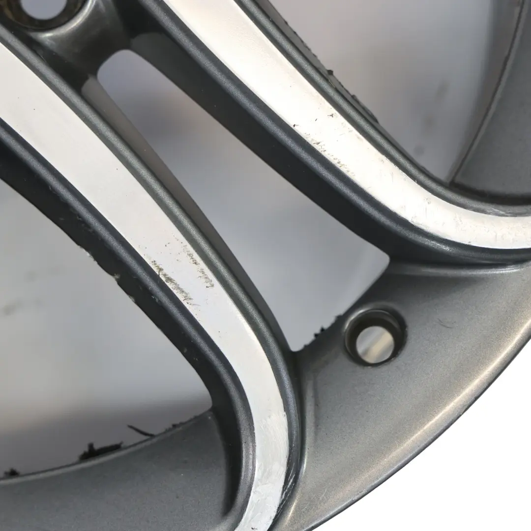 Mercedes W176 Wheel Alloy Rim 17" 5 Double Spoke ET:52.5 7.5J - SKU A2464010302-2 - Part number A2464010302
