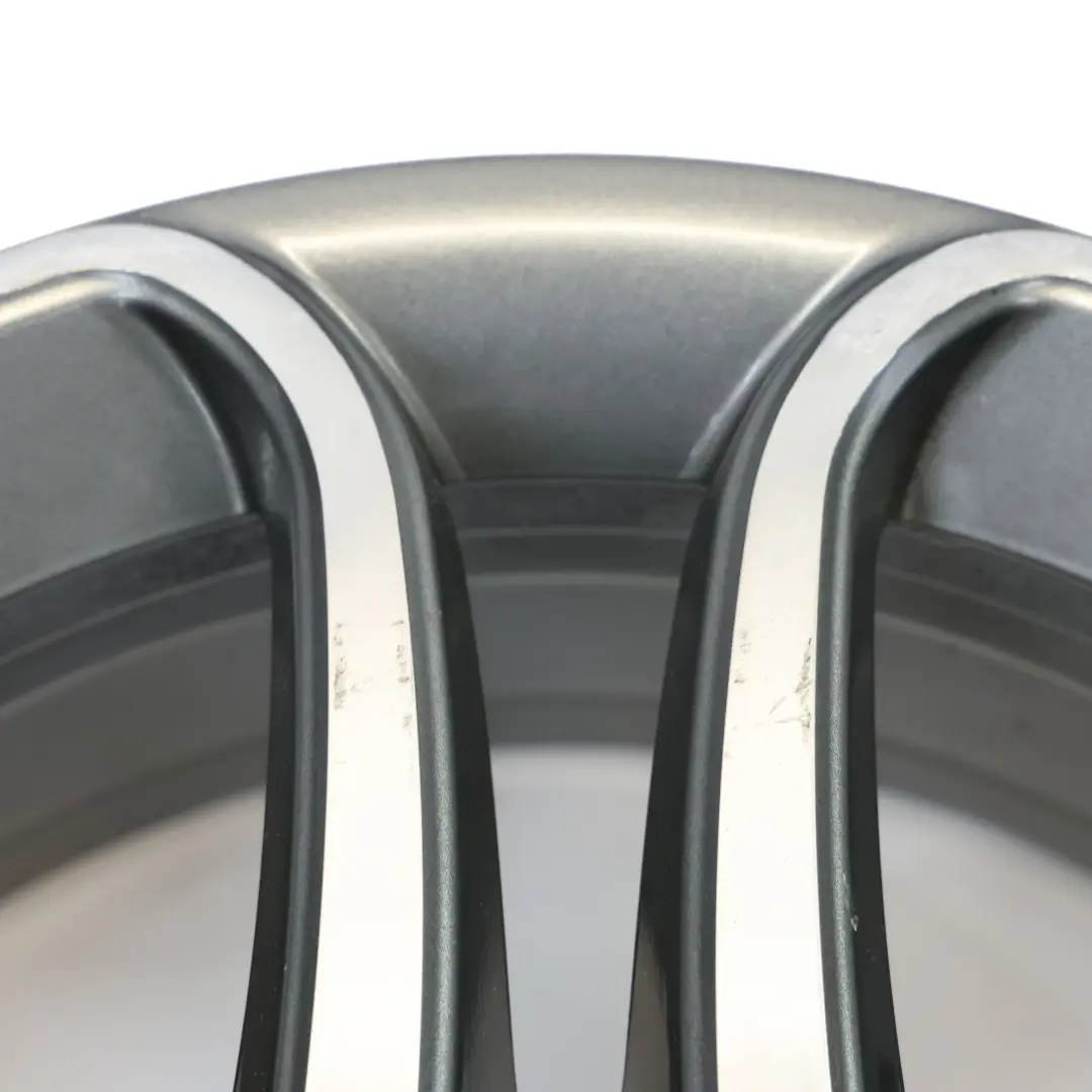 Mercedes W176 Wheel Alloy Rim 17" 5 Double Spoke ET:52.5 7.5J - SKU A2464010302-2 - Part number A2464010302