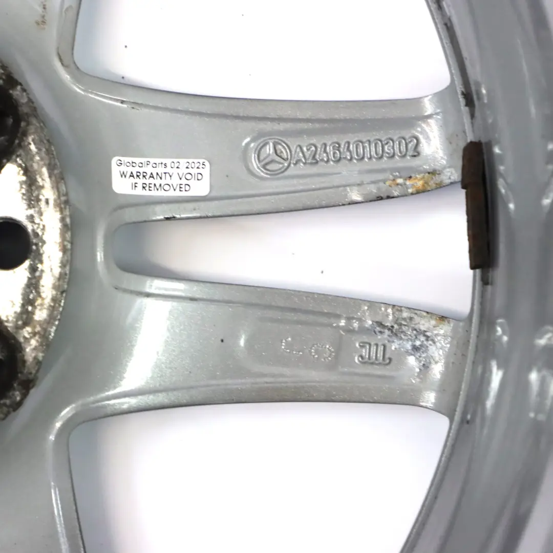 17" Felga Aluminiowa ET:52.5 7.5J Mercedes W176 - SKU A2464010302-3 - Numer Części A2464010302